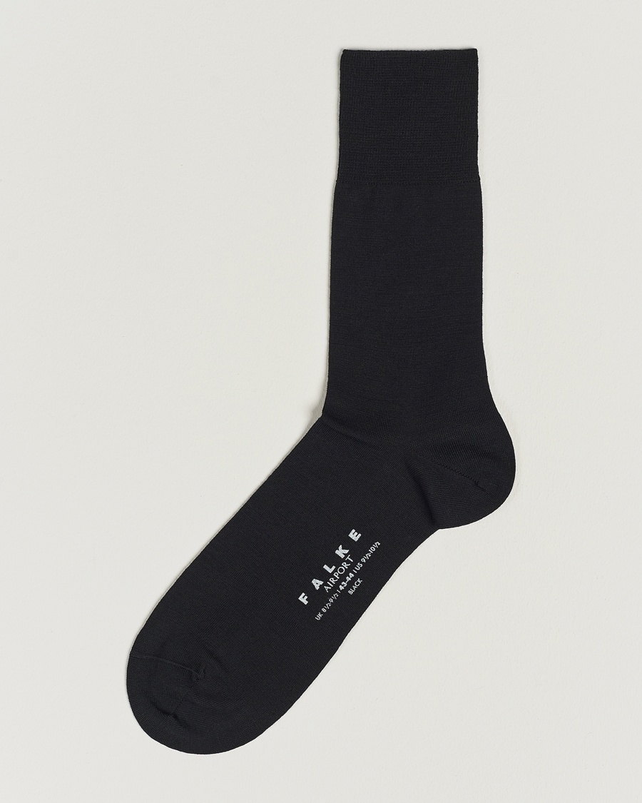 Falke Airport Socks Black – Zwart