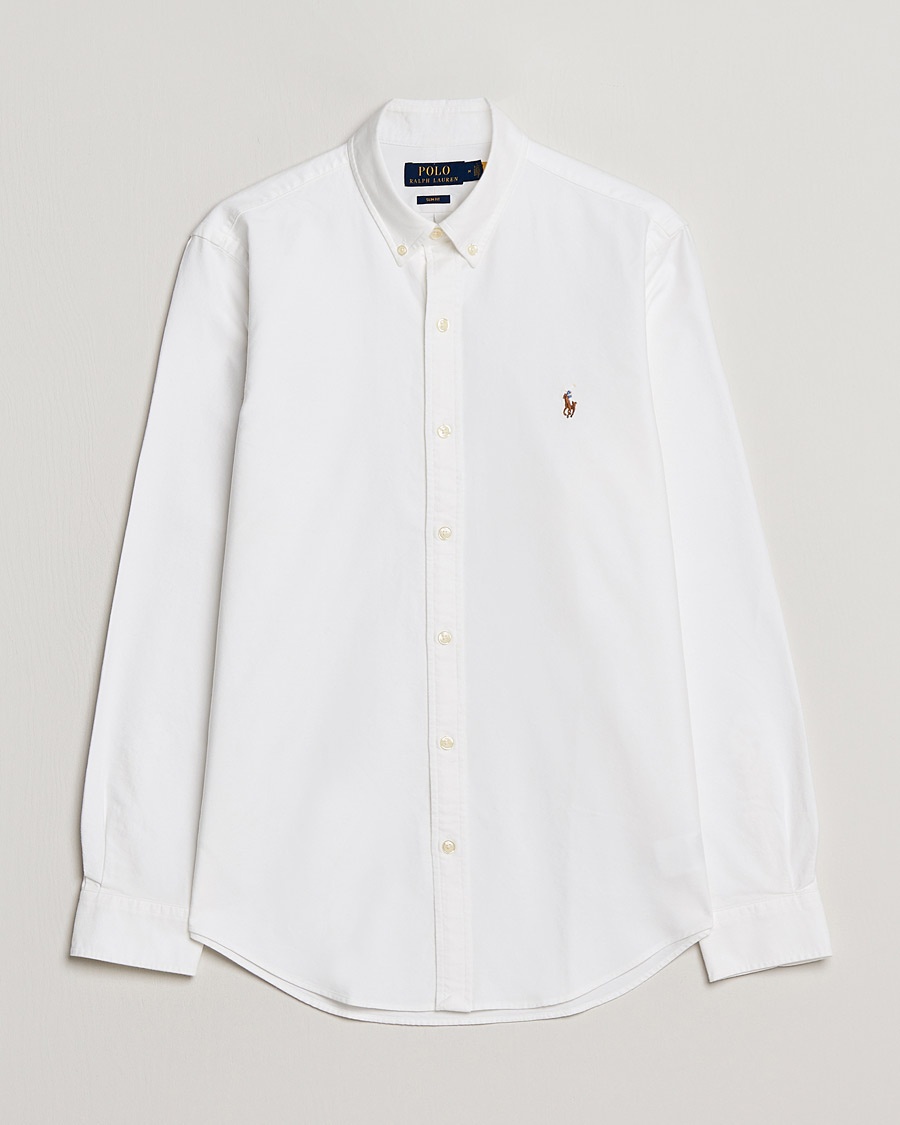 Heren | | Polo Ralph Lauren | Slim Fit Shirt Oxford White