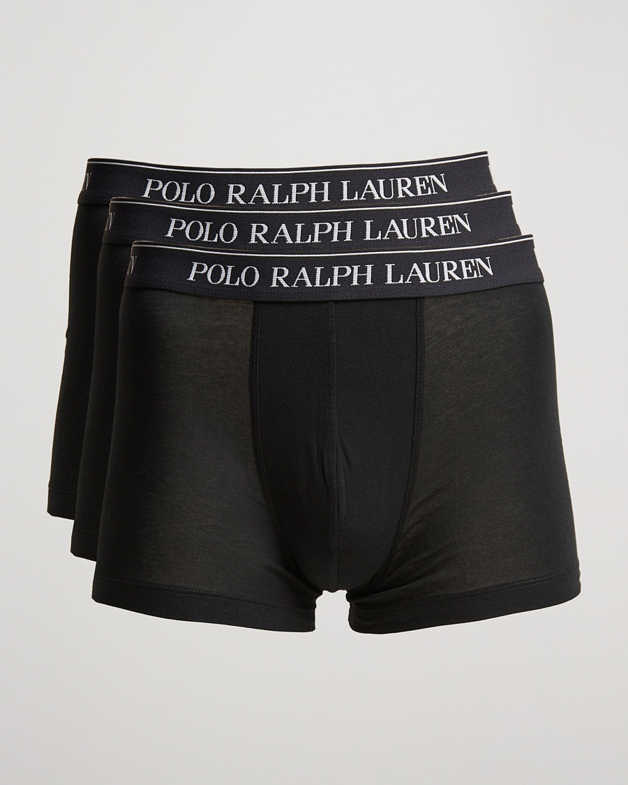 Polo Ralph Lauren 3-Pack Trunk Black – Zwart