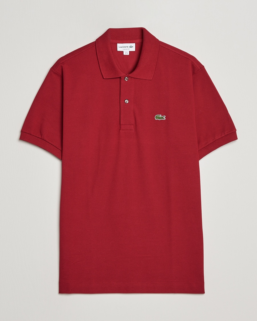 Lacoste Original Polo Piké Bordeaux – Rood