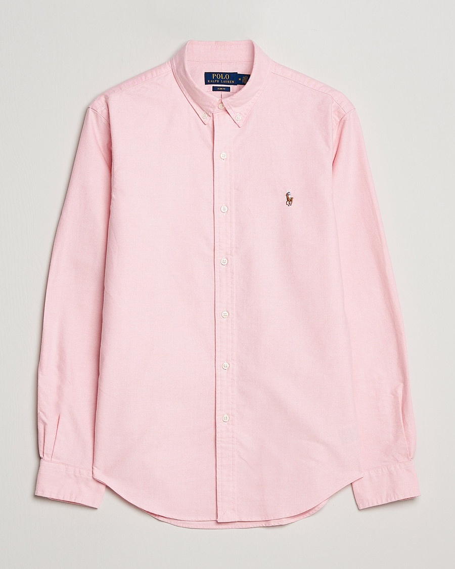 Polo Ralph Lauren Slim Fit Shirt Oxford Pink – Roze