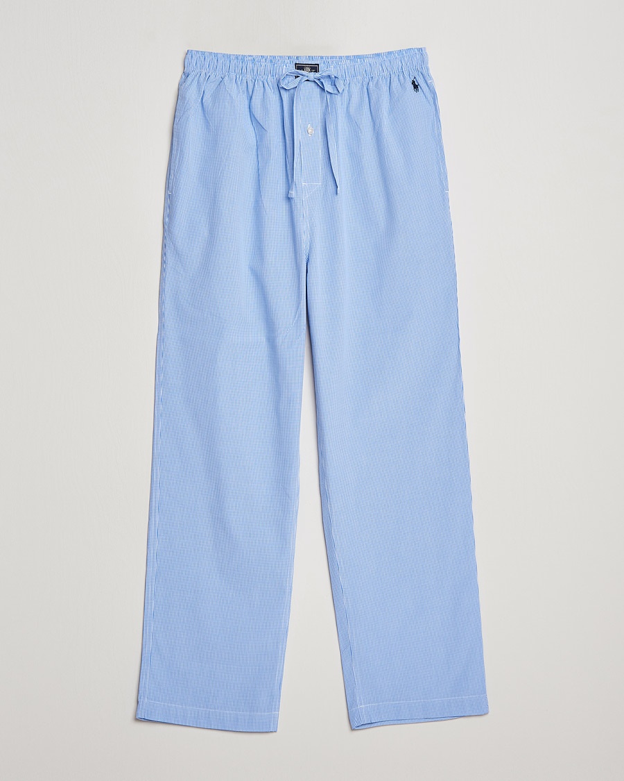 Heren | | Polo Ralph Lauren | Pyjama Pant Mini Gingham Blue