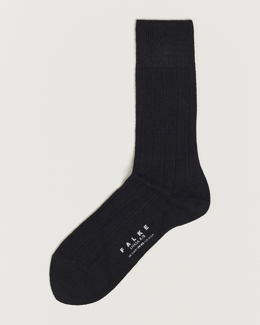 Falke Lhasa Cashmere Socks Black – Zwart