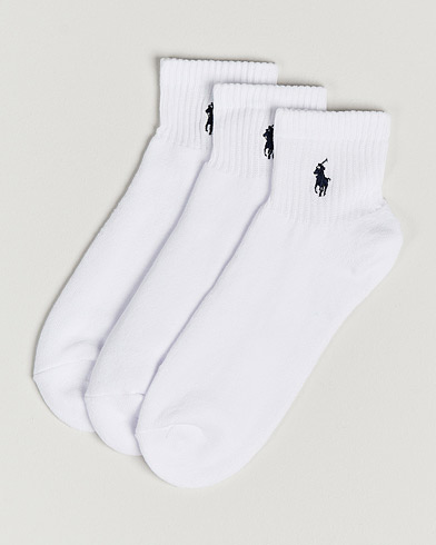 Heren | Polo Ralph Lauren | Polo Ralph Lauren | 3-Pack Sport Quarter Socks White