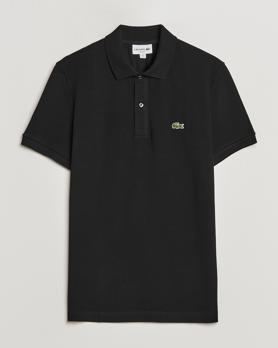 Lacoste Slim Fit Polo Piké Black – Zwart