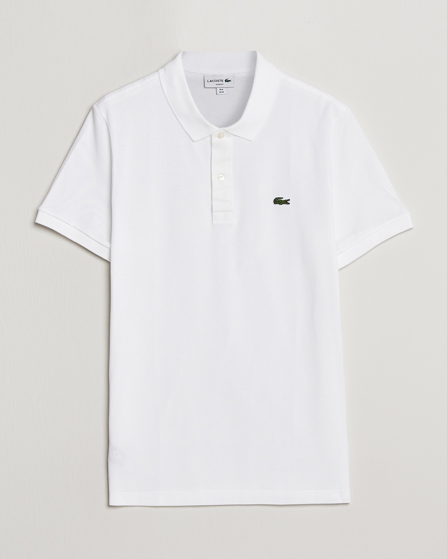 Lacoste Slim Fit Polo Piké White – Wit