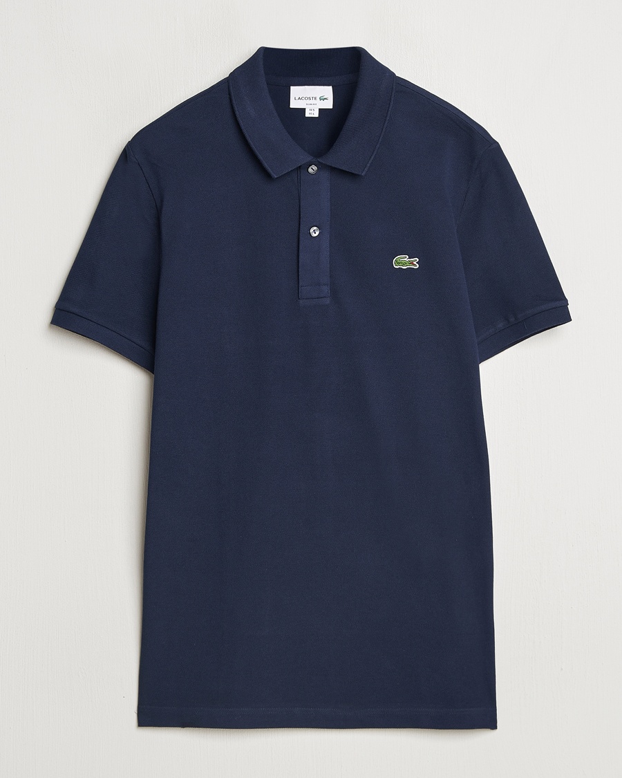 Lacoste Slim Fit Polo Piké Navy Blue – Blauw