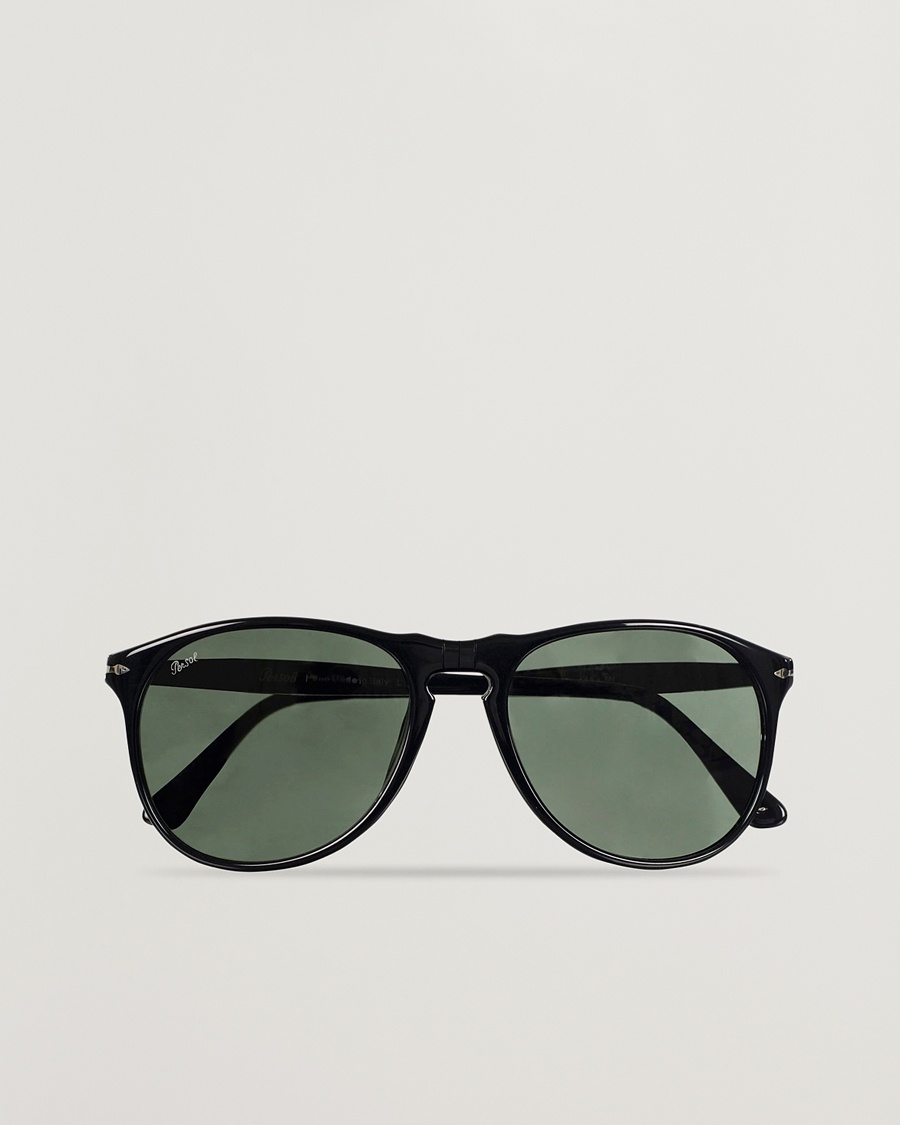Persol 0PO9649S Sunglasses Black/Crystal Green – Zwart