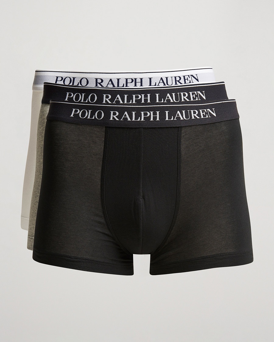 Polo Ralph Lauren 3-Pack Trunk Grey/White/Black – Grijs