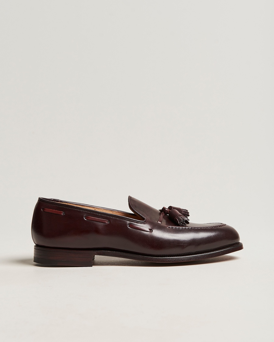 Heren | Handgemaakte schoenen | Crockett & Jones | Cavendish Tassel Loafer Burgundy Cordovan