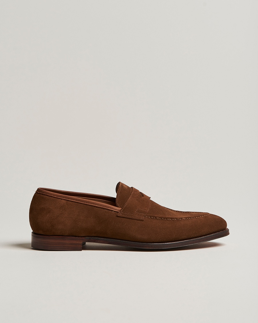 Crockett & Jones Sydney Loafer Snuff Suede – Bruin