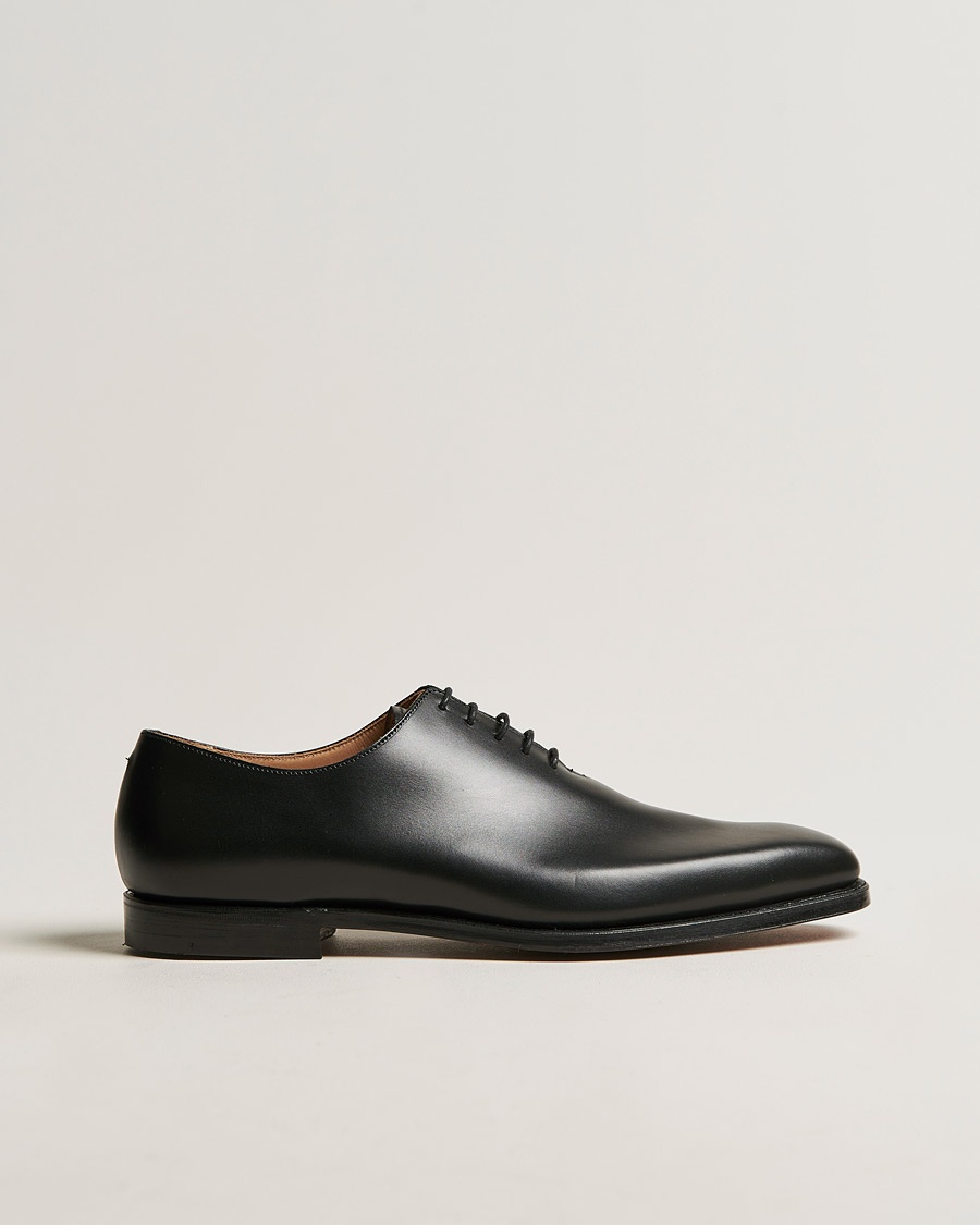 Crockett & Jones Alex Wholecut Oxford Black Calf – Zwart