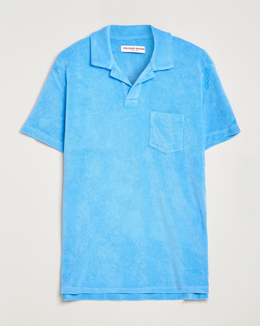 Orlebar Brown Terry Polo Riviera – Blauw
