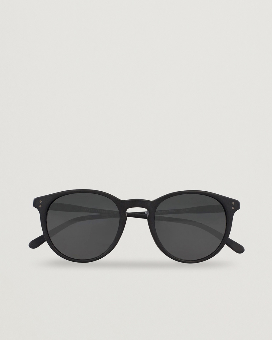 Polo Ralph Lauren 0PH4110 Round Sunglasses Matte Black – Zwart