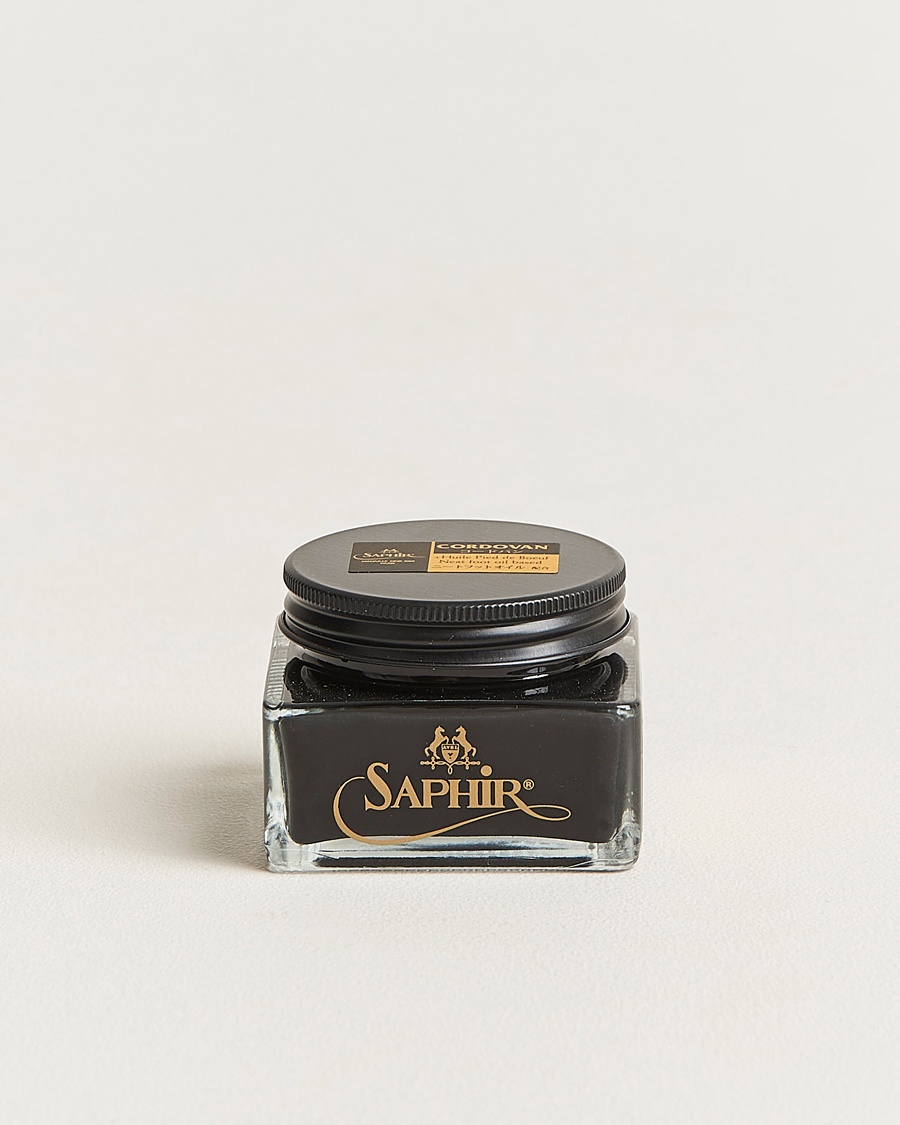 Saphir Medaille d'Or Cordovan Creme 75 ml Black – Zwart
