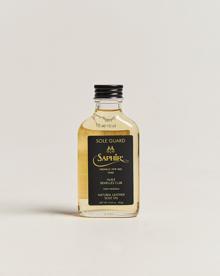 Saphir Medaille d'Or Sole Guard Leather Oil Neutral – Transparant