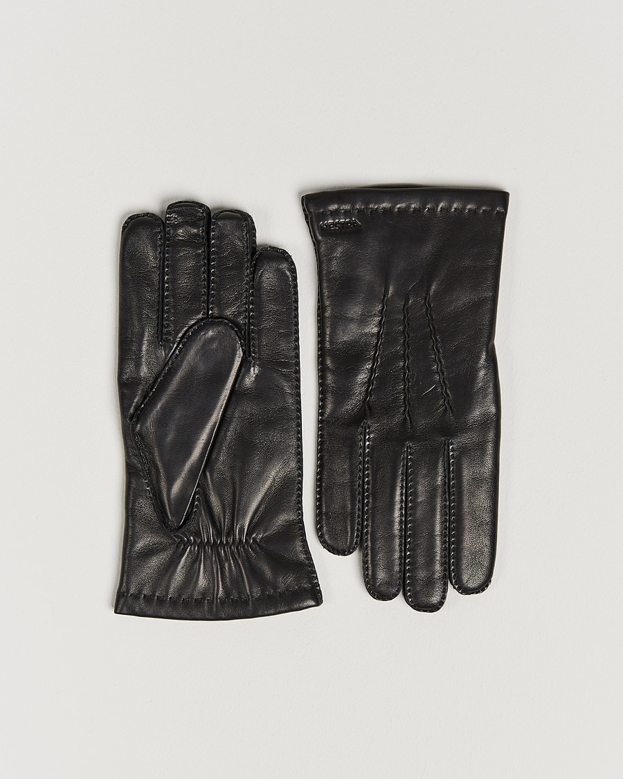 Hestra Edward Wool Lined Glove Black – Zwart