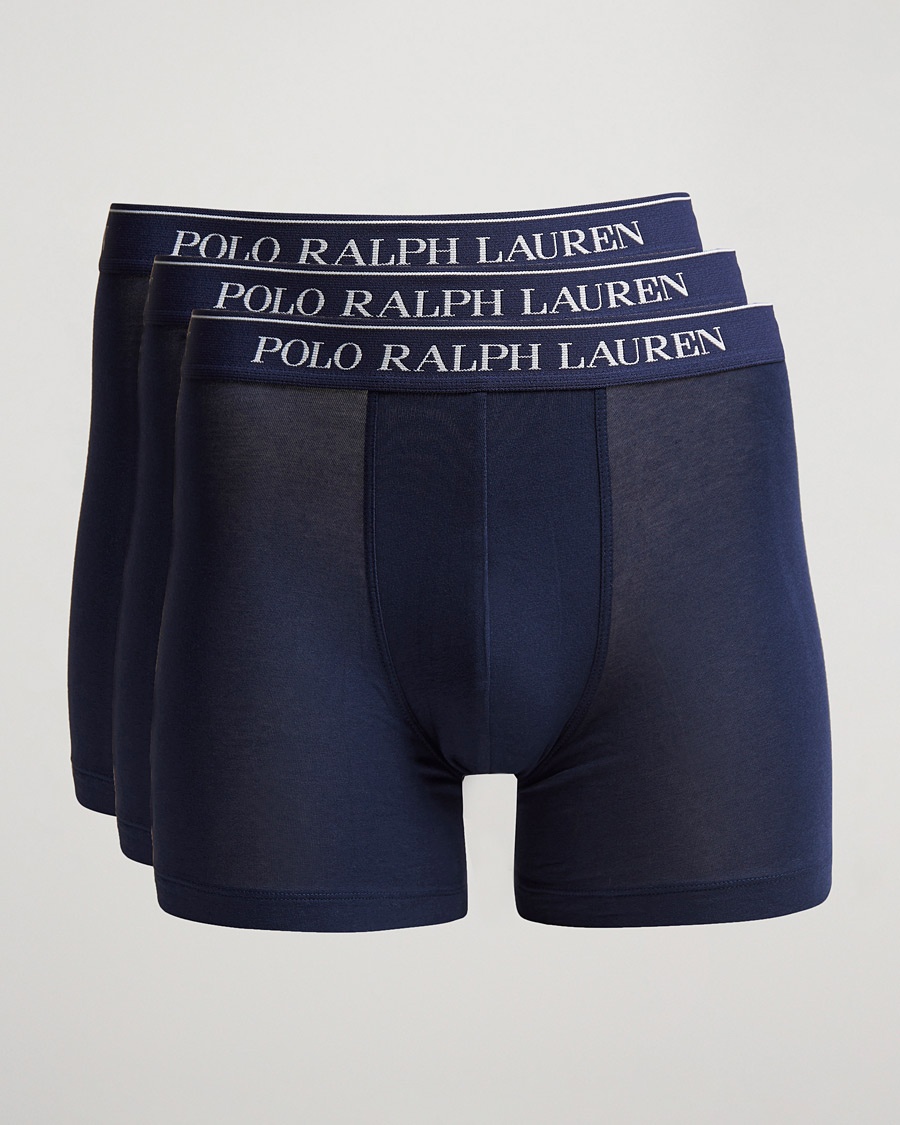 Polo Ralph Lauren 3-Pack Boxer Brief Navy – Blauw