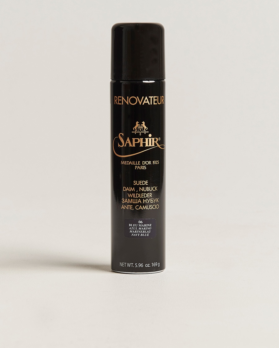 Saphir Medaille d'Or Renovateur Suede 250 ml Spray Navy Blue – Blauw