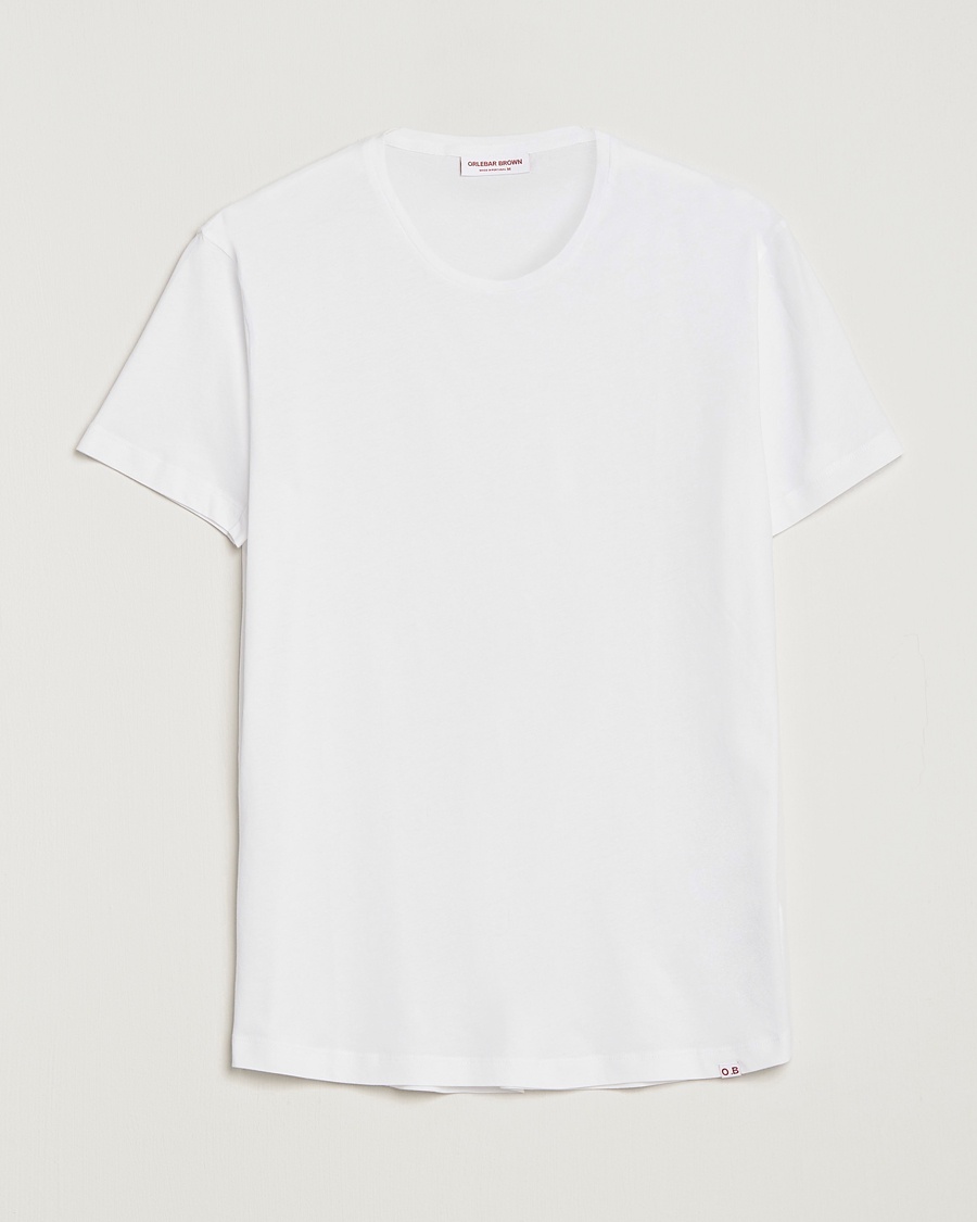 Orlebar Brown OB Crew Neck Tee White – Wit