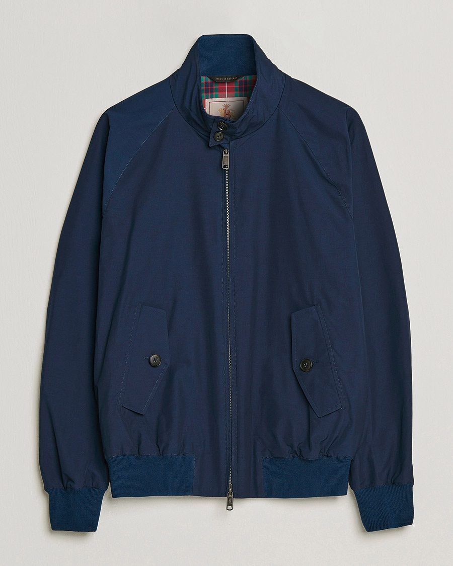 Baracuta G9 Original Harrington Jacket Dark Navy – Blauw