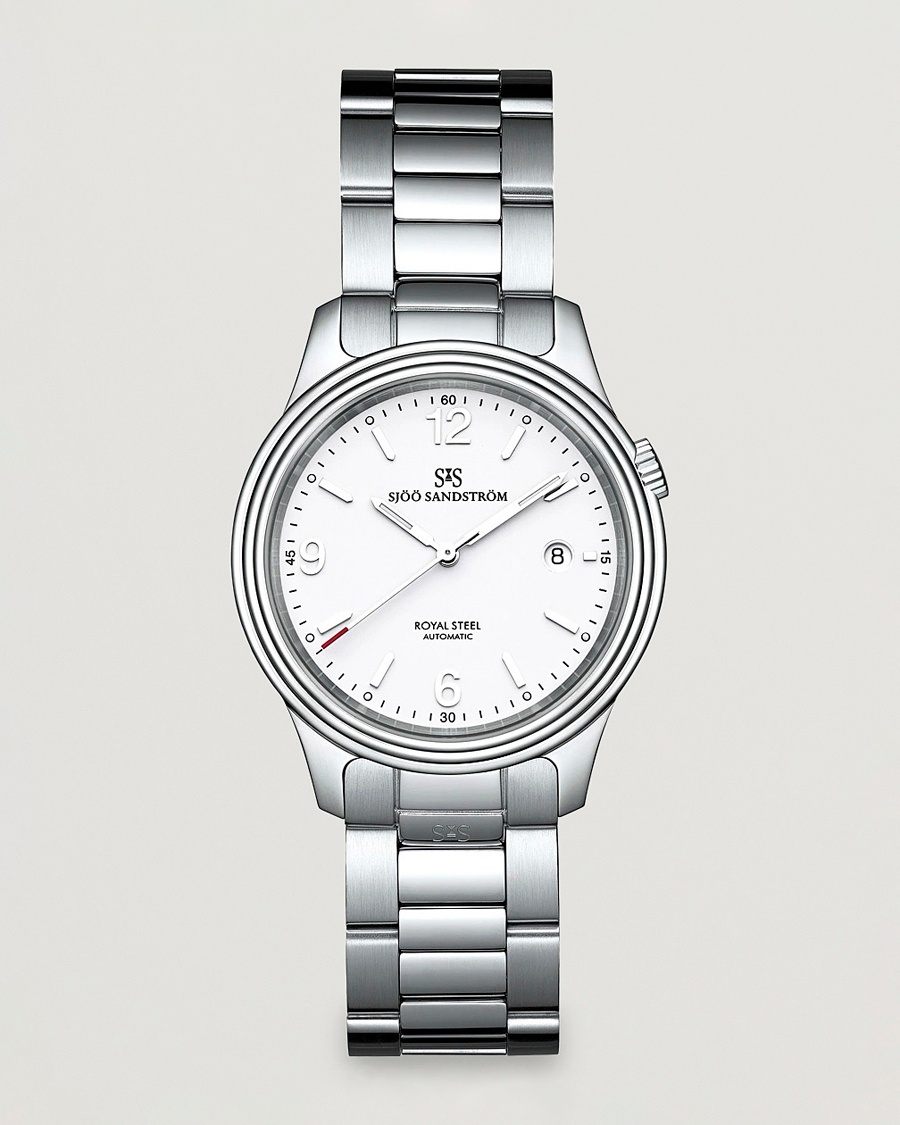  Royal Steel Classic 41mm White and Steel