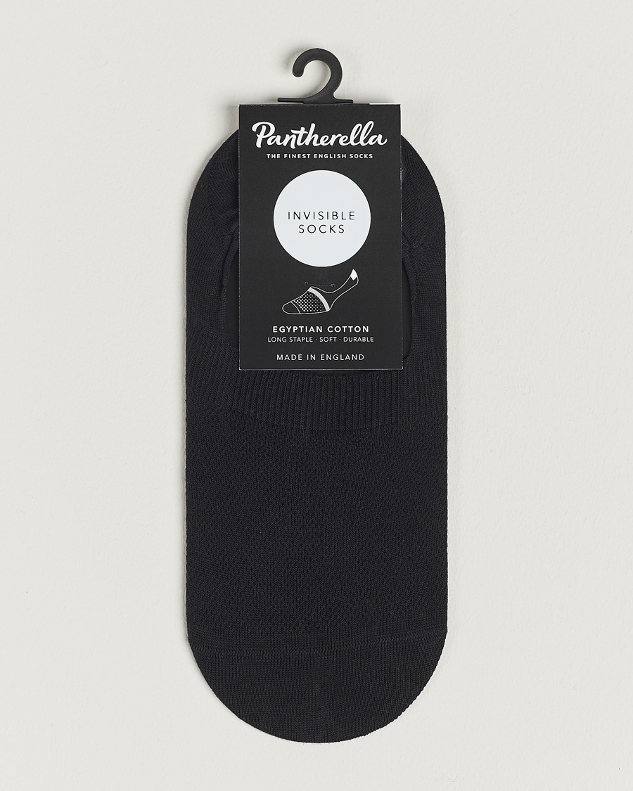 Pantherella Footlet Cotton/Nylon Sock Black – Zwart