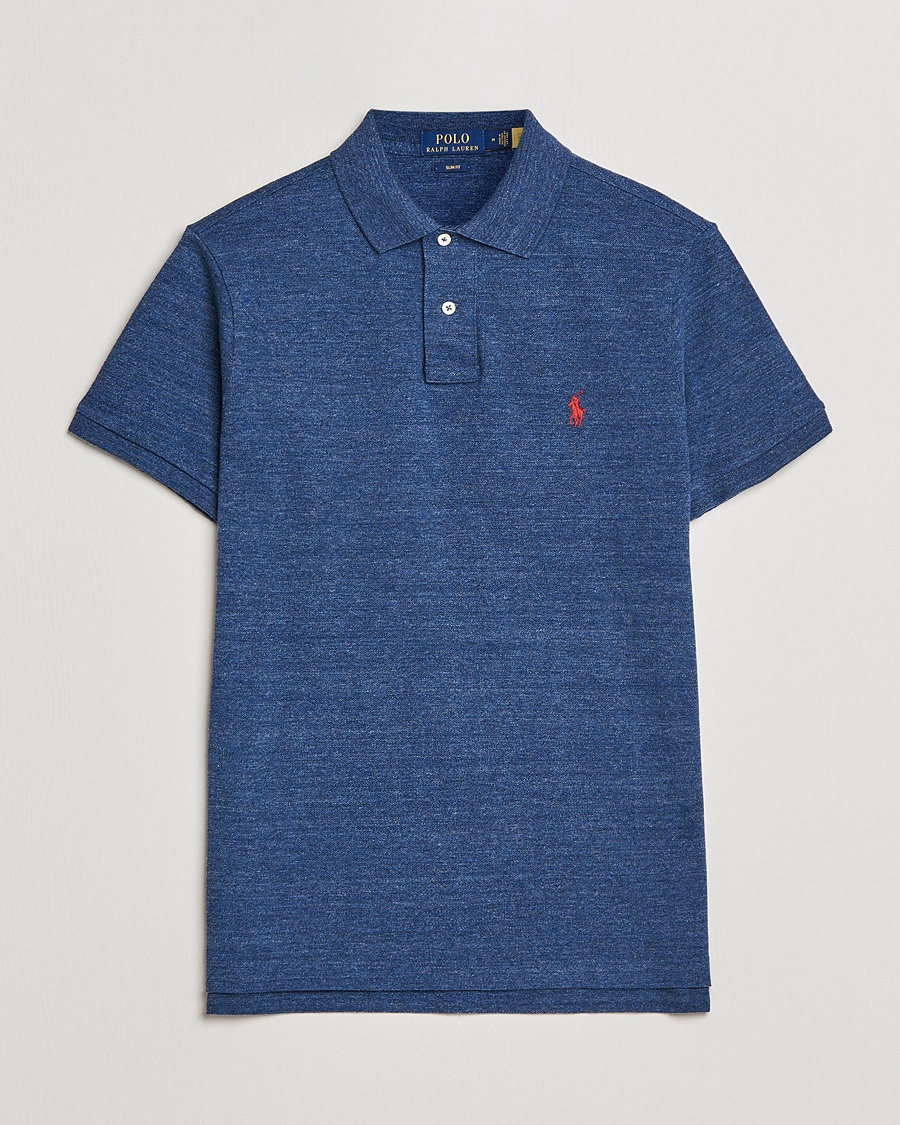 Heren | | Polo Ralph Lauren | Slim Fit Polo Classic Royal Heather