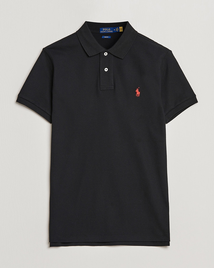 Polo Ralph Lauren Slim Fit Polo Polo Black – Zwart