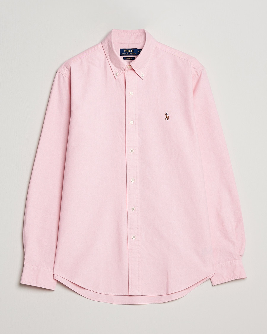 Polo Ralph Lauren Custom Fit Oxford Shirt Pink – Roze