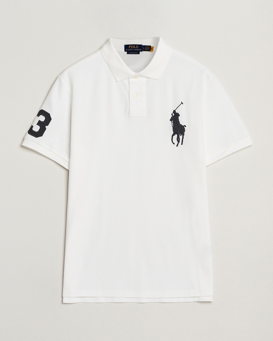 Polo Ralph Lauren Custom Fit Big Pony Polo White – Wit