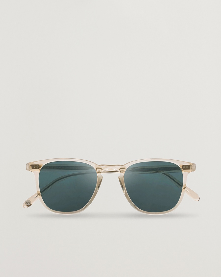 Garrett Leight Brooks 47 Sunglasses Blue Smoke – Geel