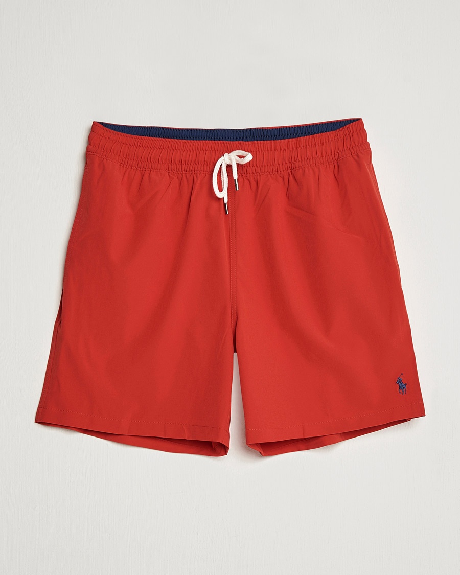 Polo Ralph Lauren Traveler Boxer Swim Shorts RL Red – Rood