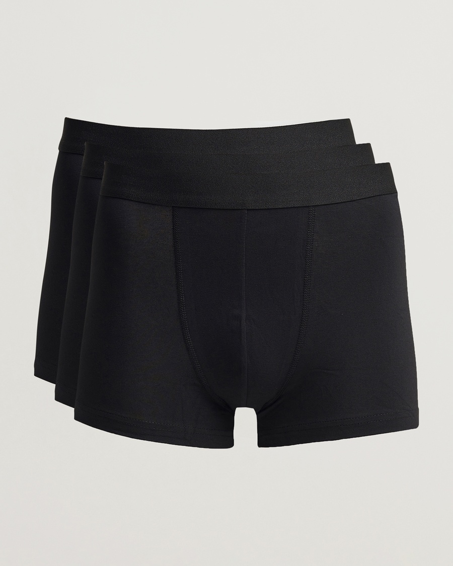 Bread & Boxers 3-Pack Boxer Brief Black – Zwart