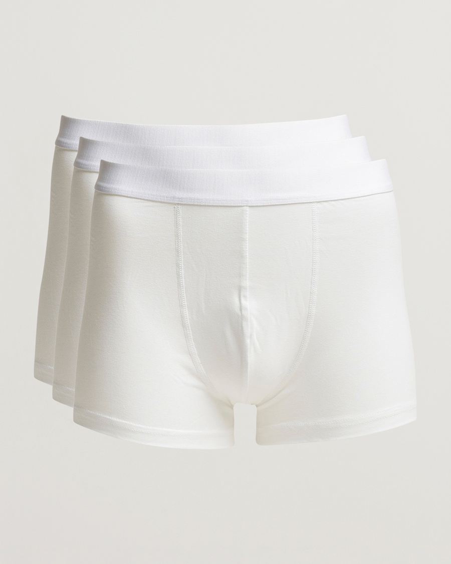 Bread & Boxers 3-Pack Boxer Brief White – Wit