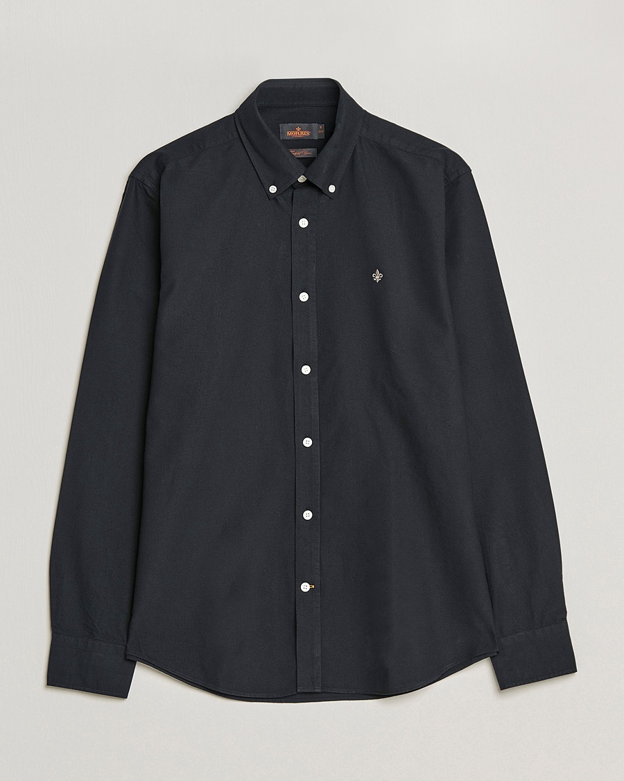 Morris Douglas Oxford Shirt Black – Zwart
