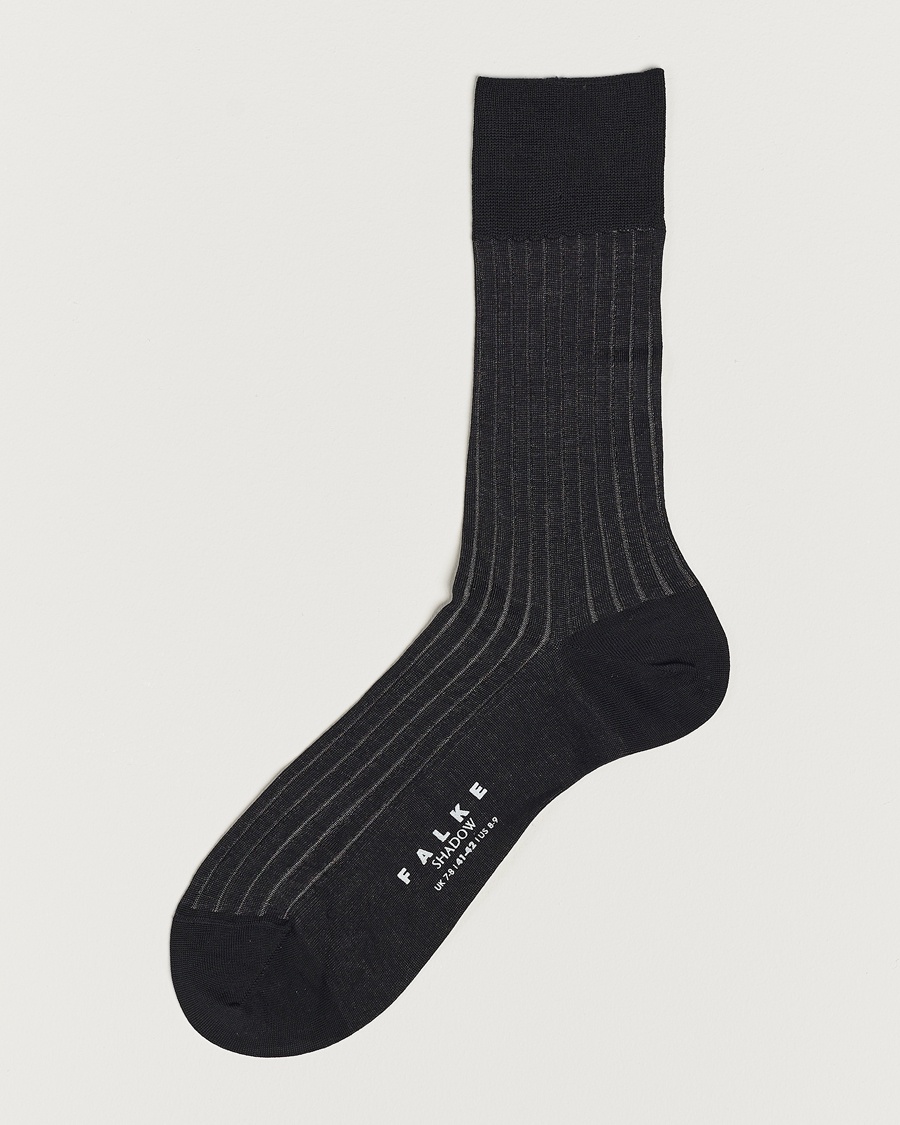 Falke Shadow Stripe Sock Grey/White – Grijs