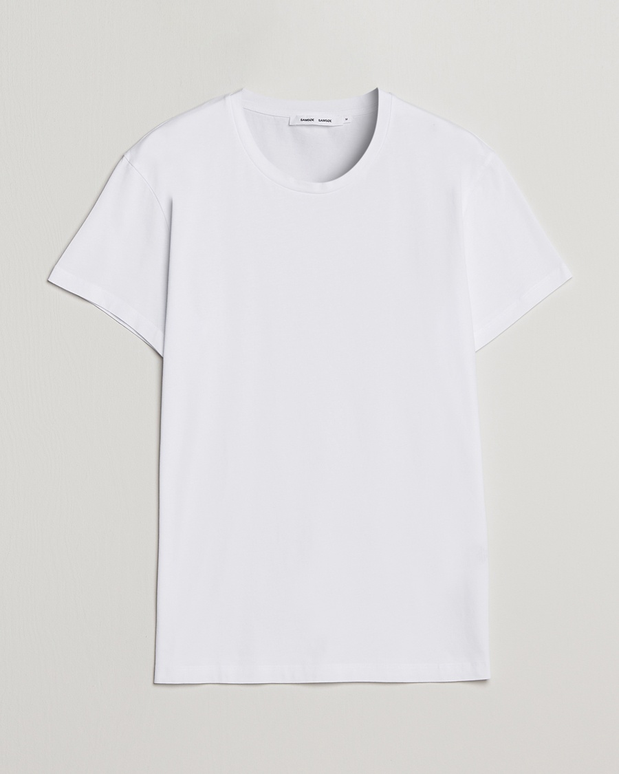 Samsøe Samsøe Kronos Crew Neck Tee White – Wit