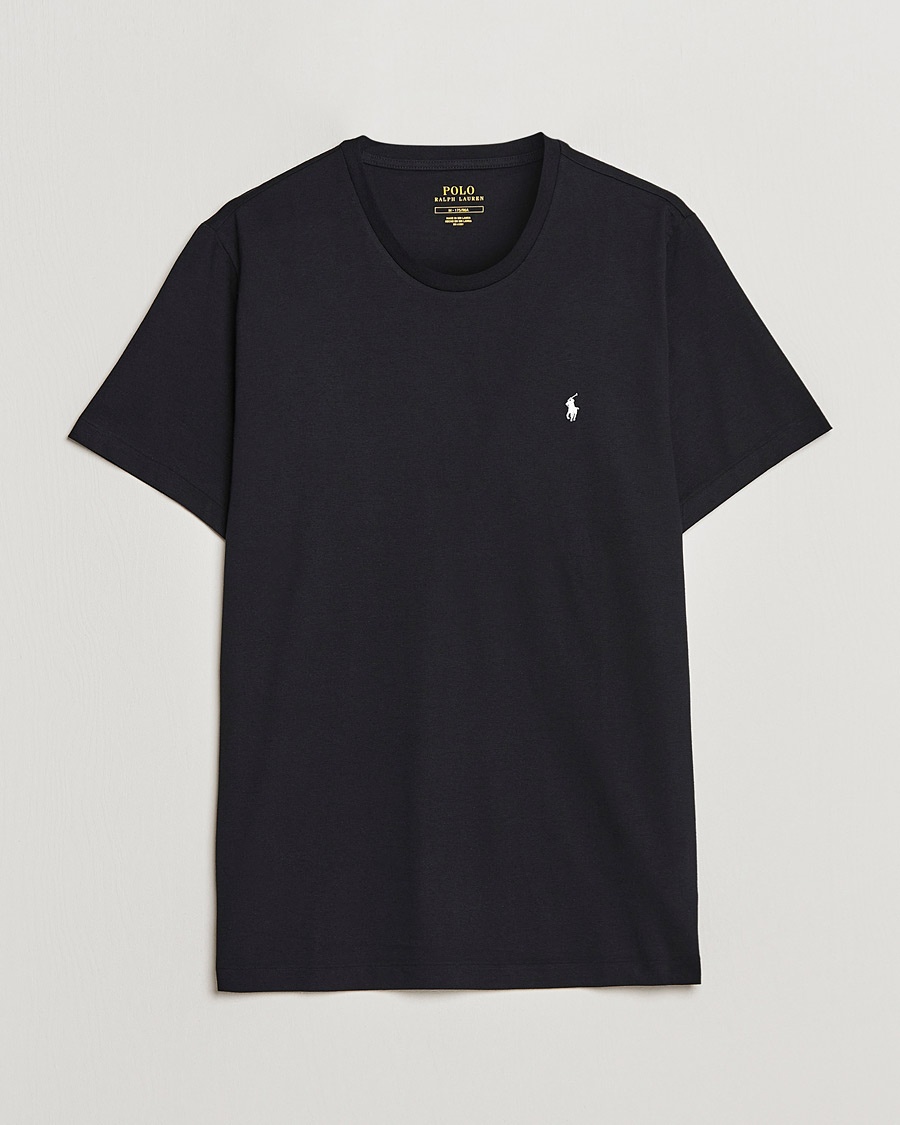 Polo Ralph Lauren Liquid Cotton Crew Neck T-Shirt Black – Zwart