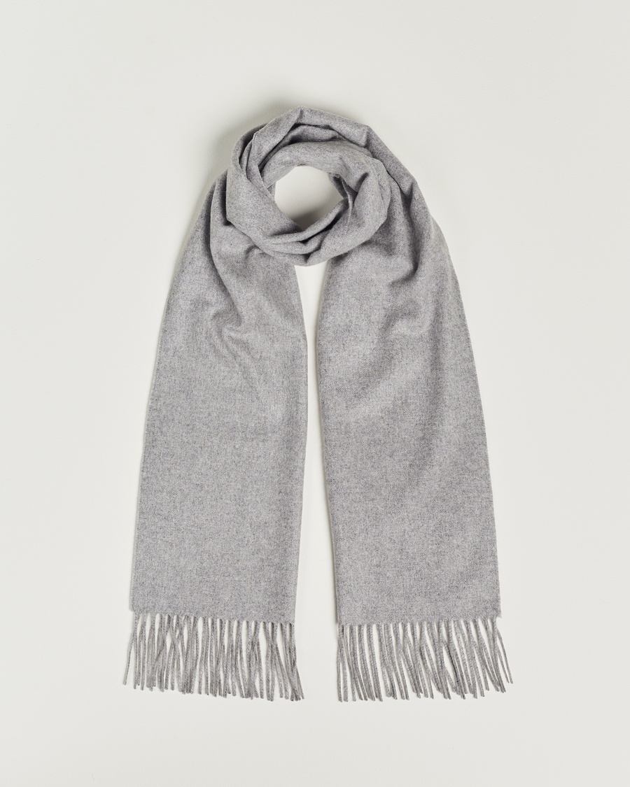  Cashmere Scarf Light Grey