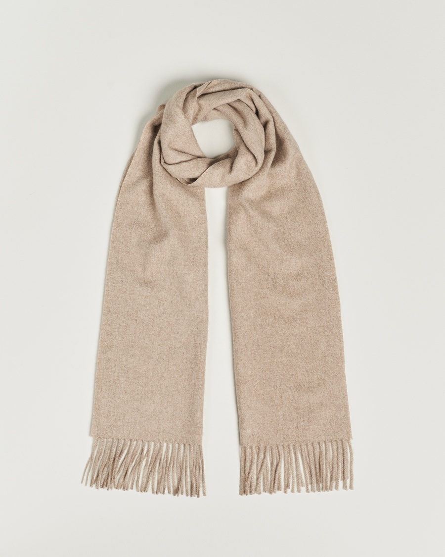 Heren | Christmas 2024 | Piacenza Cashmere | Cashmere Scarf Light Beige
