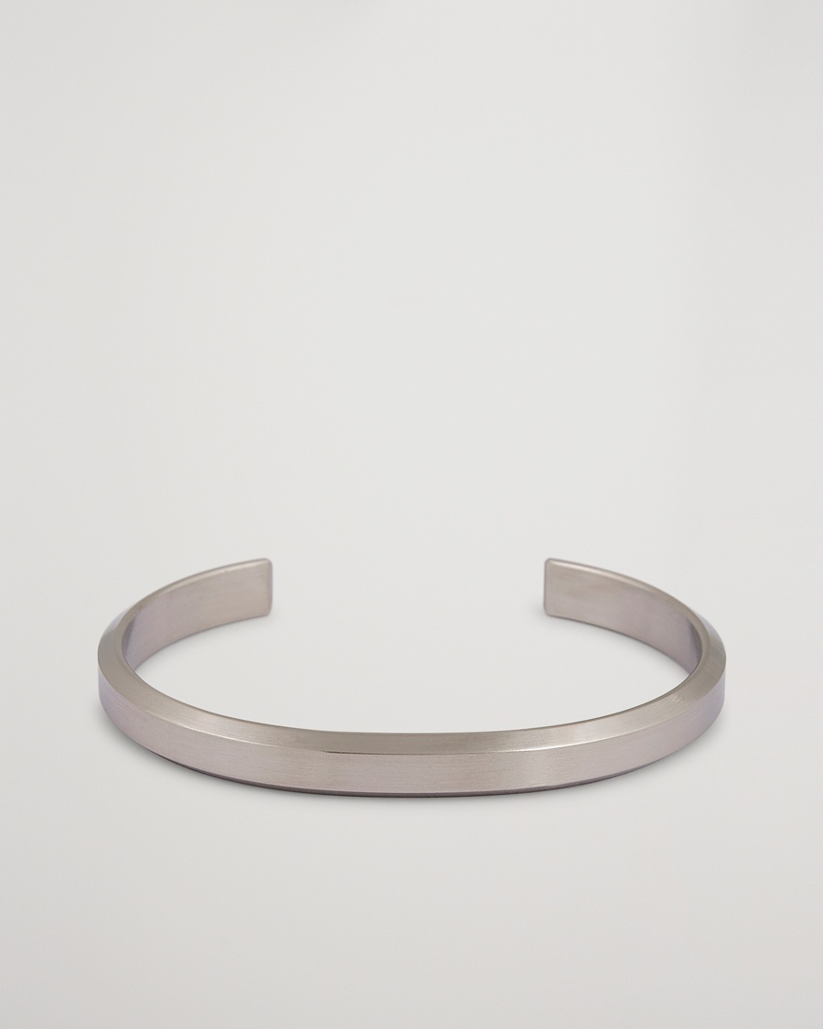 Skultuna Icon Cuff Matte Steel – Zilver