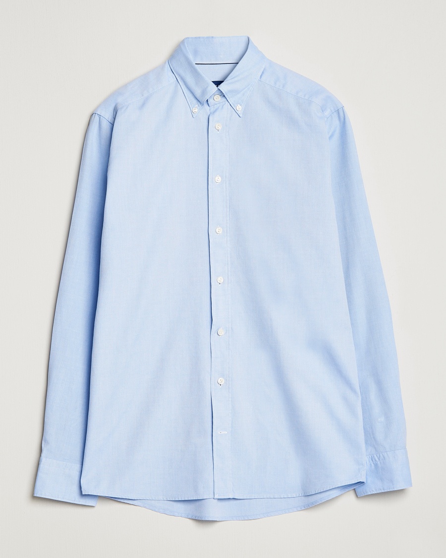 Heren | Kleding | Eton | Slim Fit Royal Oxford Button Down Light Blue