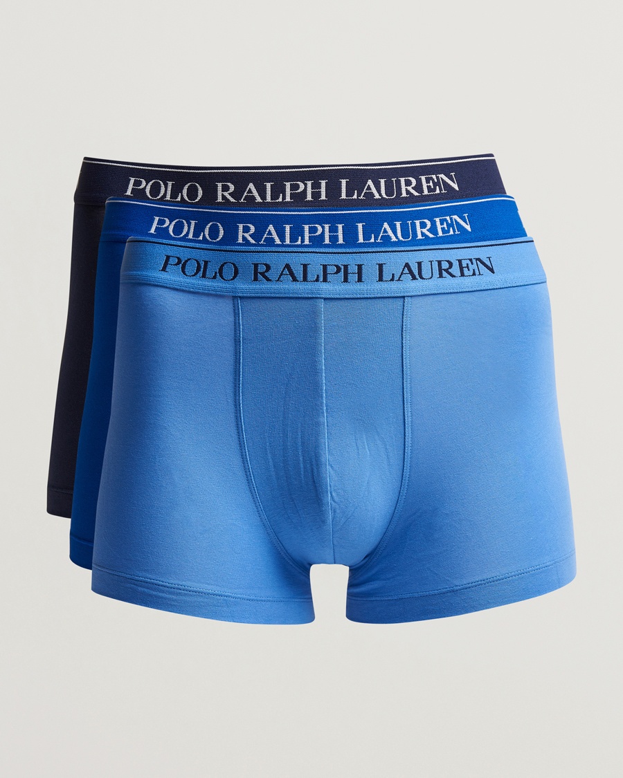 Polo Ralph Lauren 3-Pack Trunk Navy/Saphir/Bermuda – Blauw