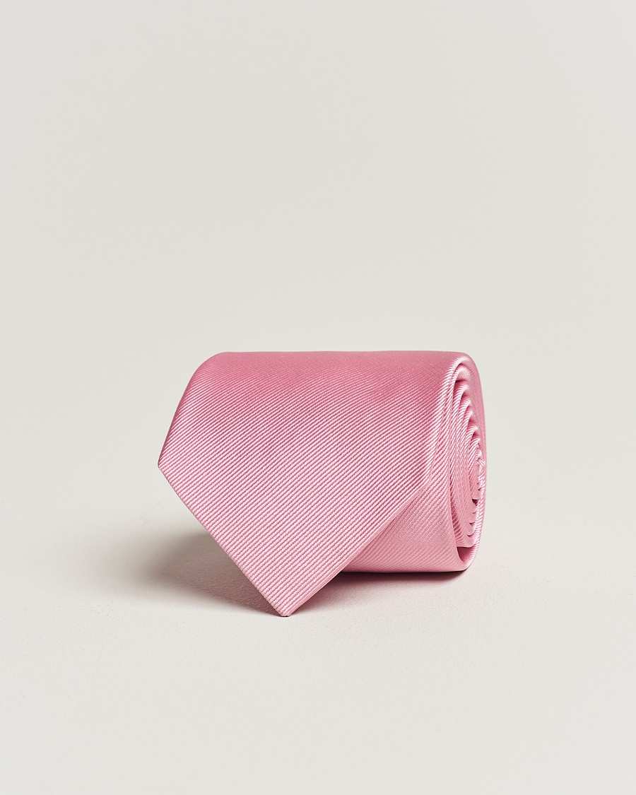 Amanda Christensen Plain Classic Tie 8 cm Pink – Roze