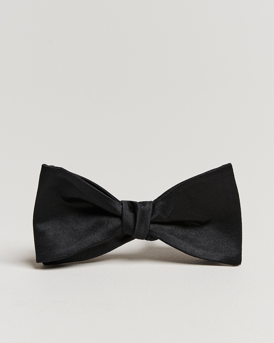 Amanda Christensen Self Tie Silk Ceremony Black – Zwart
