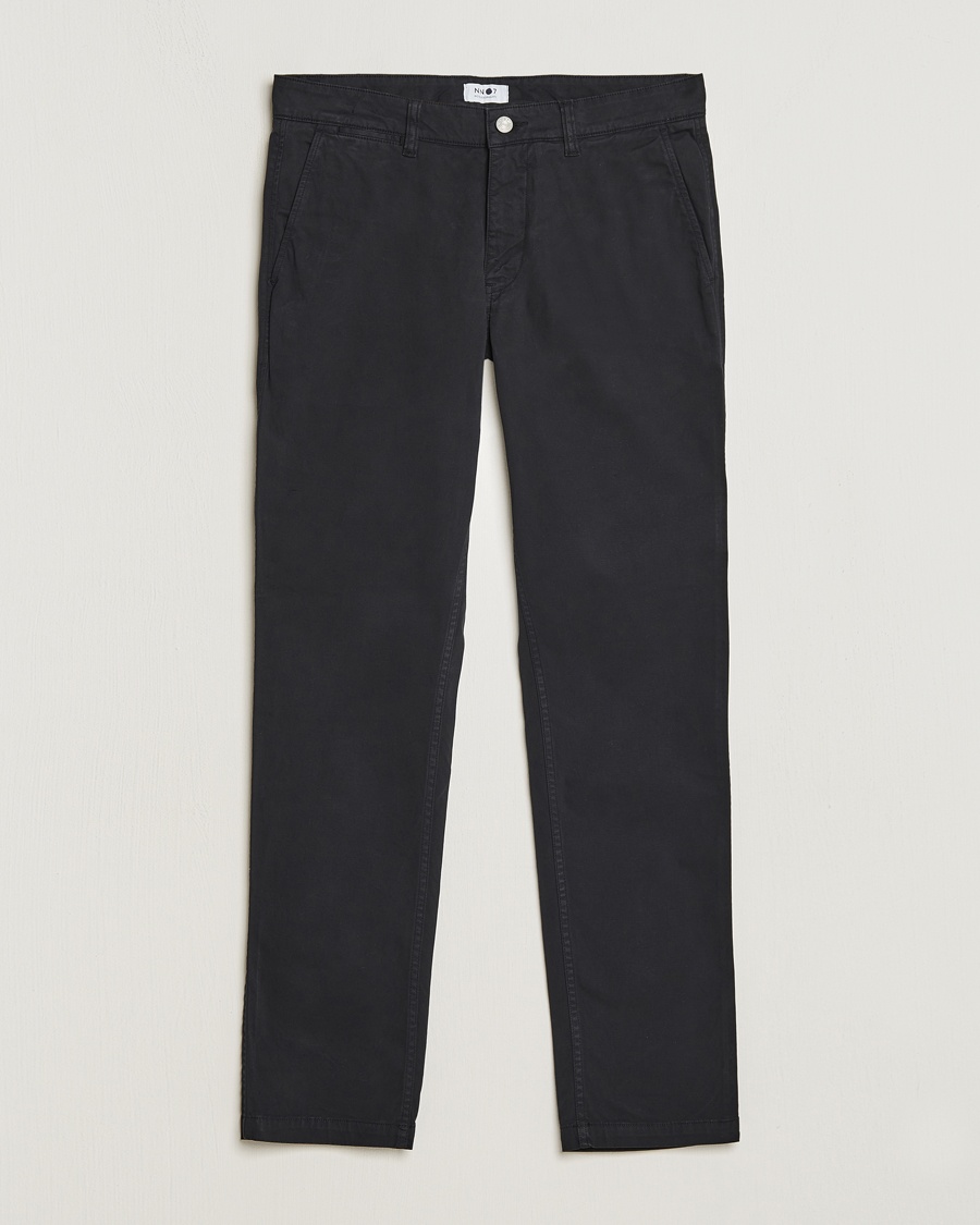 Heren | NN07 | NN07 | Marco Slim Fit Stretch Chinos Black