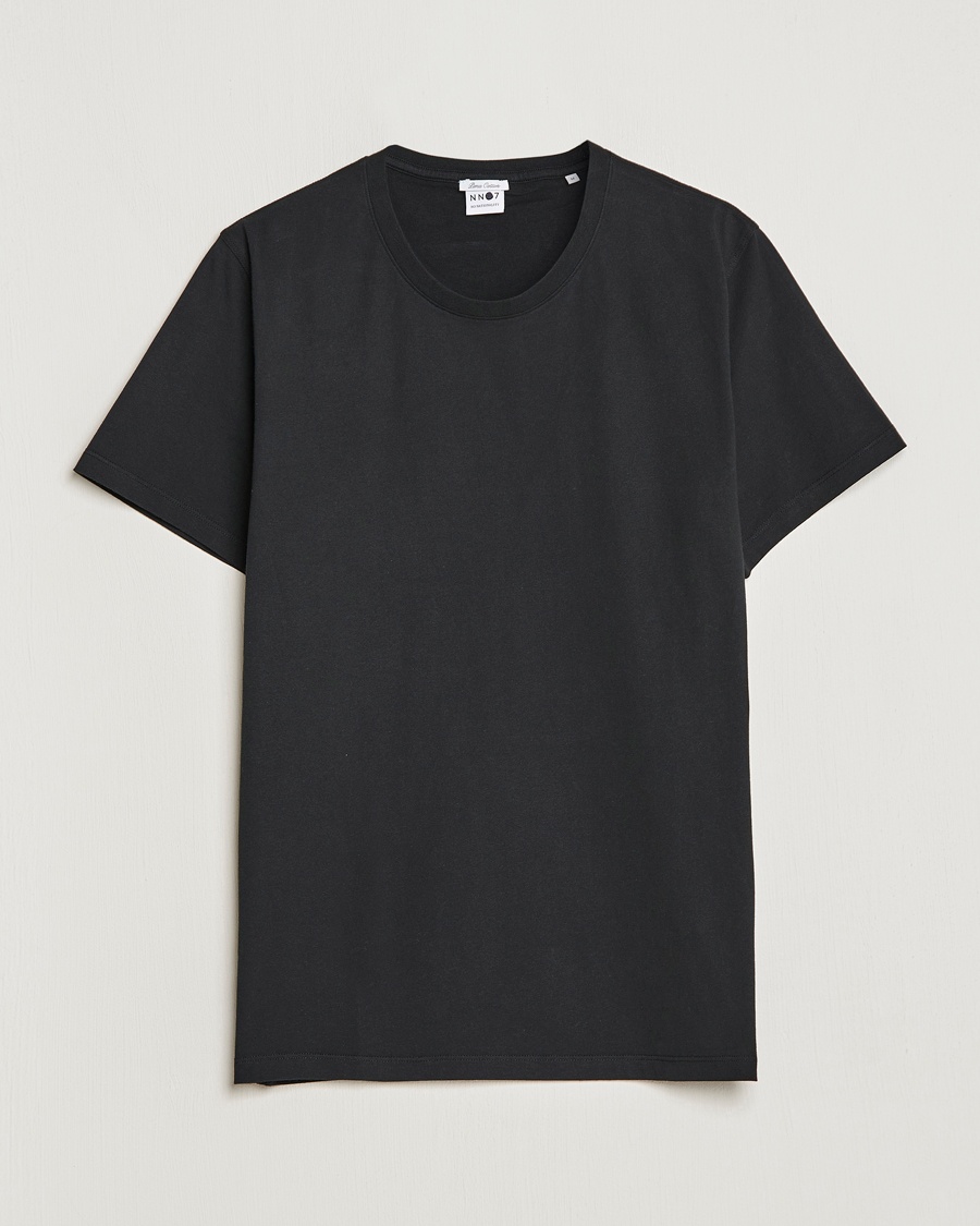 Heren | Personal Classics | NN07 | Pima Crew Neck Tee Black