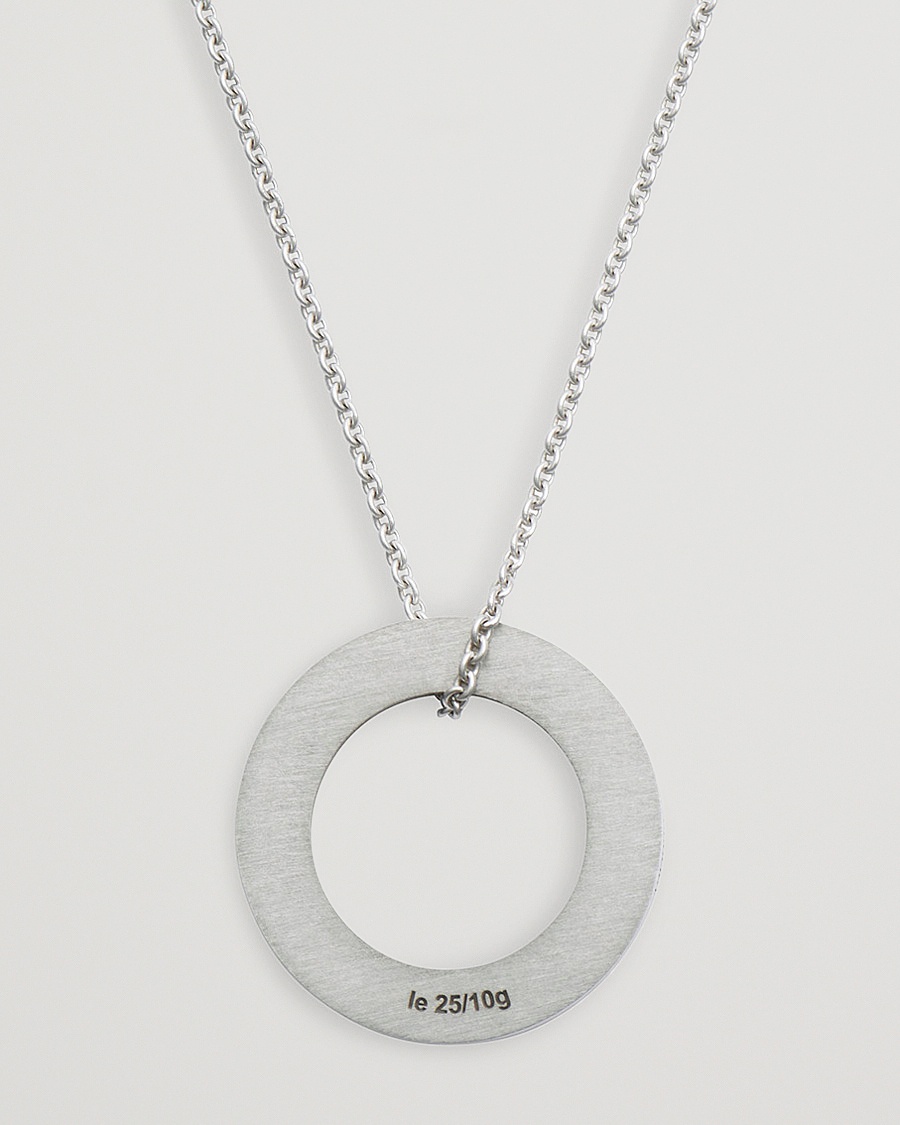 Heren | Student | LE GRAMME | Circle Necklace Le 2.5 Sterling Silver