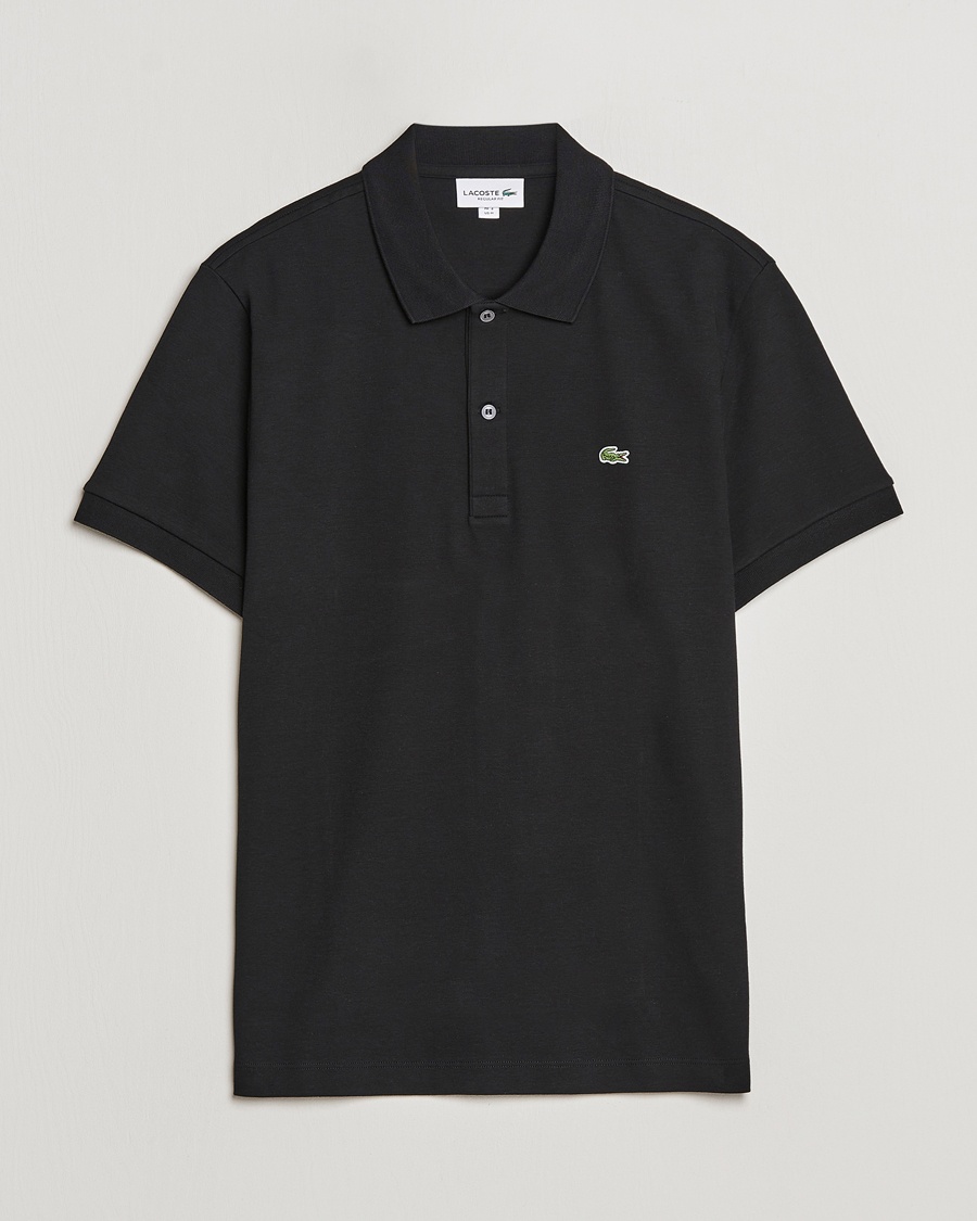 Lacoste Pima Interlock Piké Black – Zwart